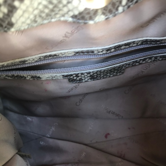 Calvin Klein Snakeskin Print Bag - Picture 9 of 13